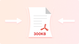 Compress PDF to 300kb
