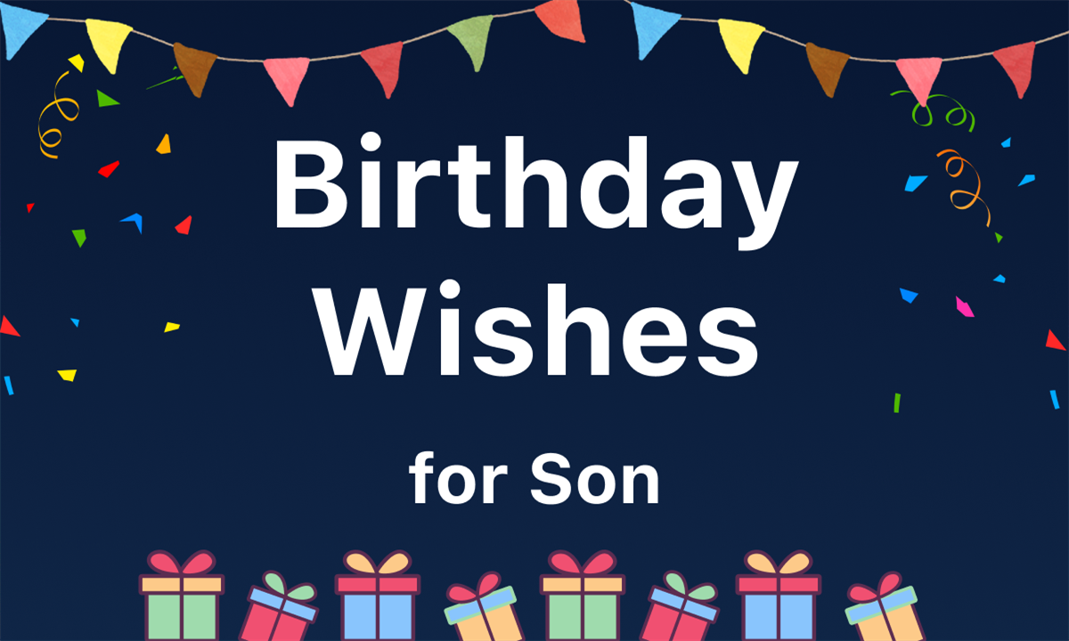 Birthday Wishes for Son