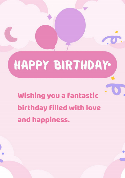 Fantastic Birthday Card