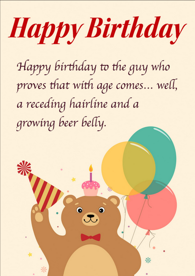 Happy Birthday Wish!  Happy birthday wishes quotes, Silly