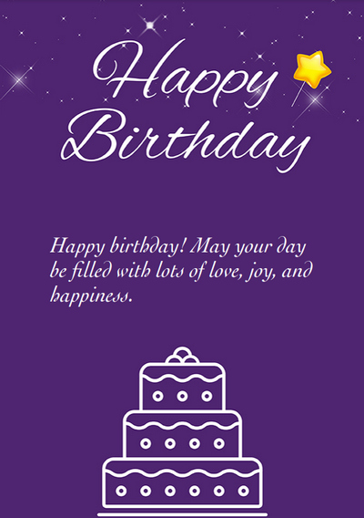 Cake Birthday Card for Brother