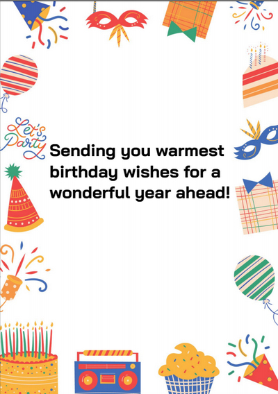 Religious Birthday Card