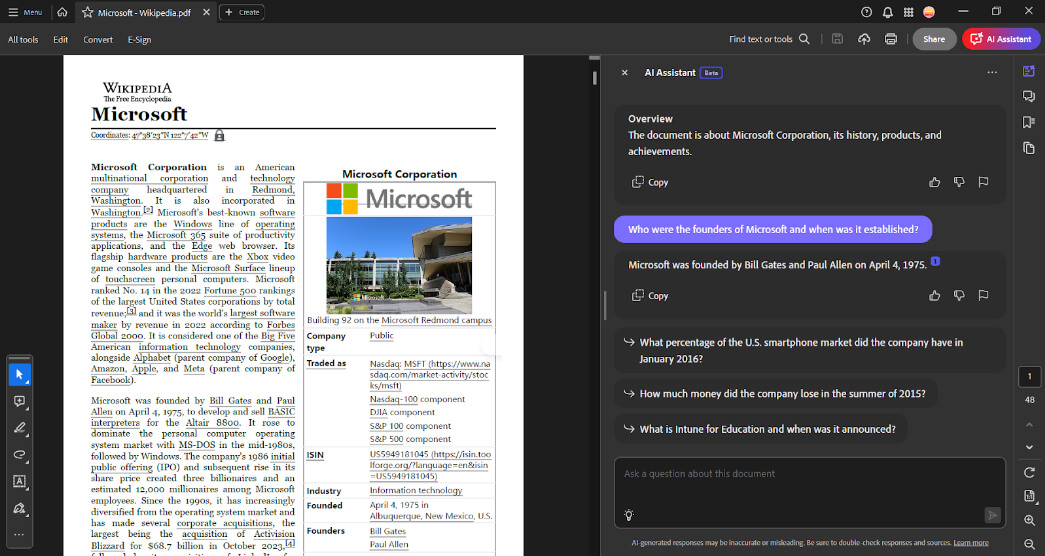 Founders of Microsoft Adobe
