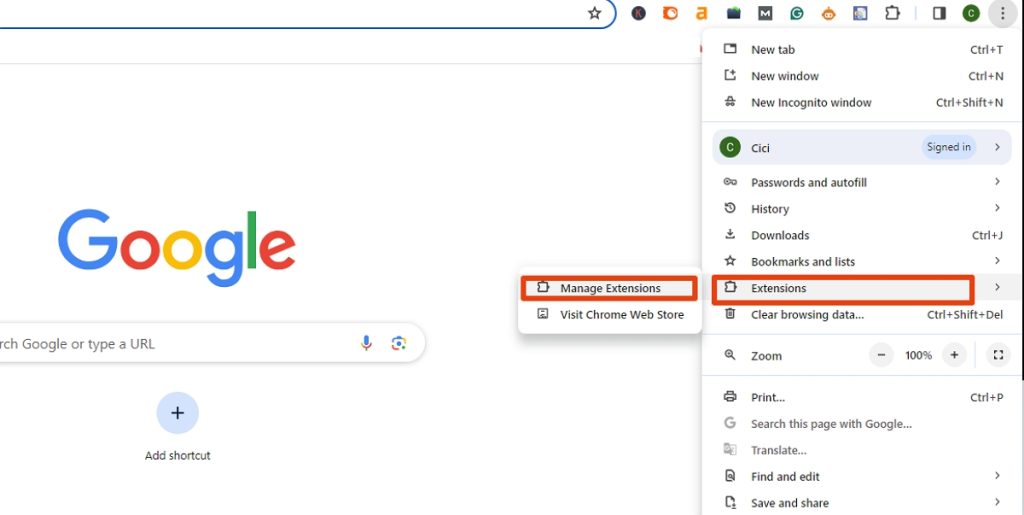 Disable Extensions to Fix ChatGPT Errors