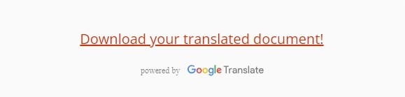 Download Your Translated Document