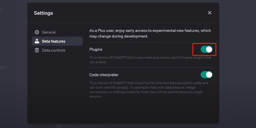 Open Plugin in ChatGPT