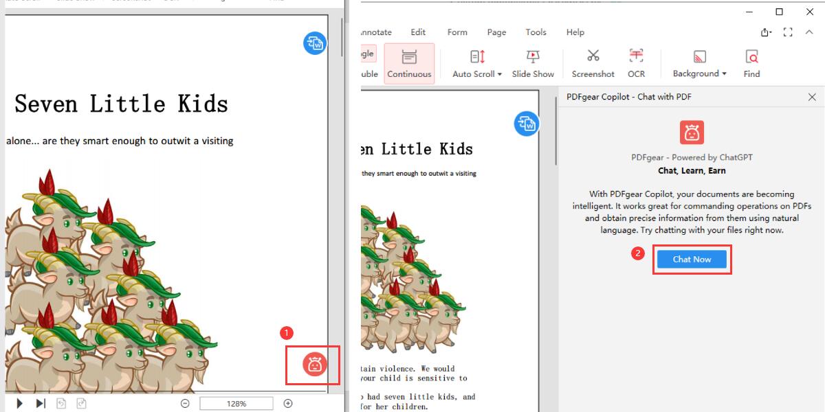 Open PDFgear Chatbot