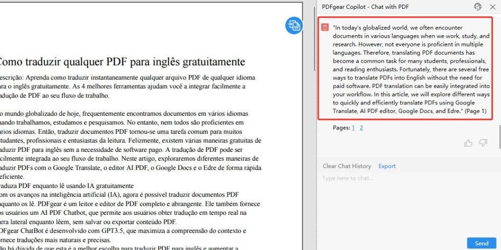 Translate PDF to English 