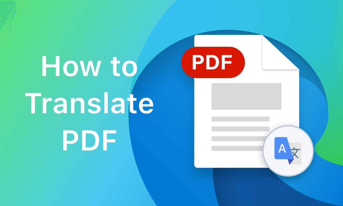 How to Translate PDF in Microsoft Edge
