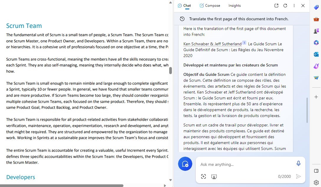 Microsoft Edge PDF Reader Translator