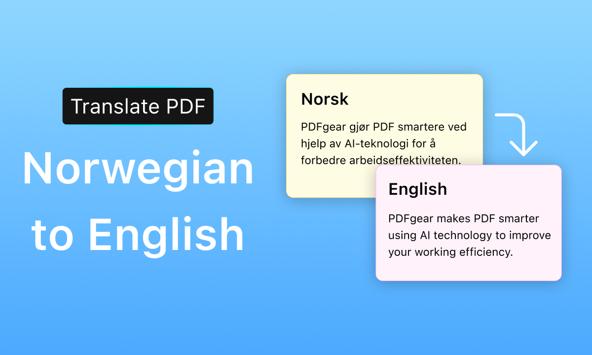 10 Accurate Translators to Translate Norwegian PDFs to English