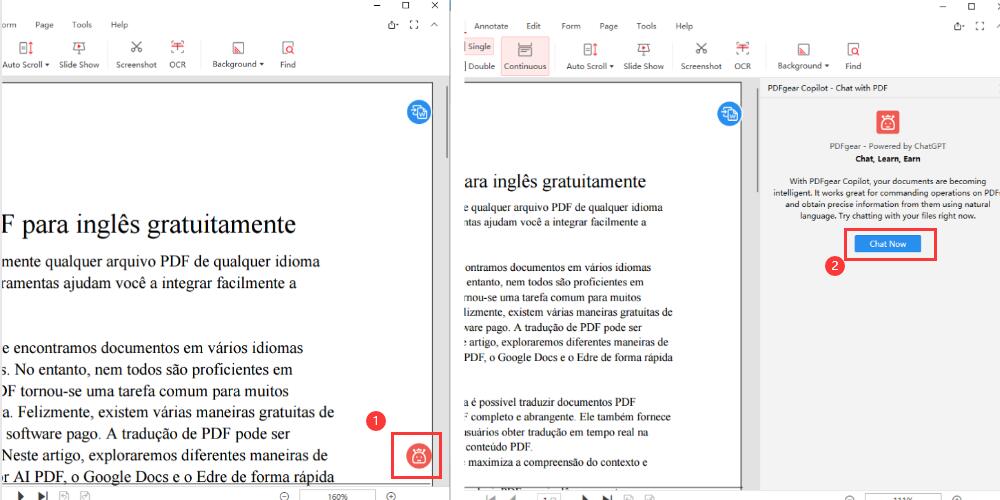 Launch AI Chatbot to Translate PDF 