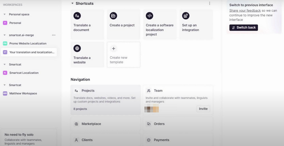 Translate PDF in Smartcat