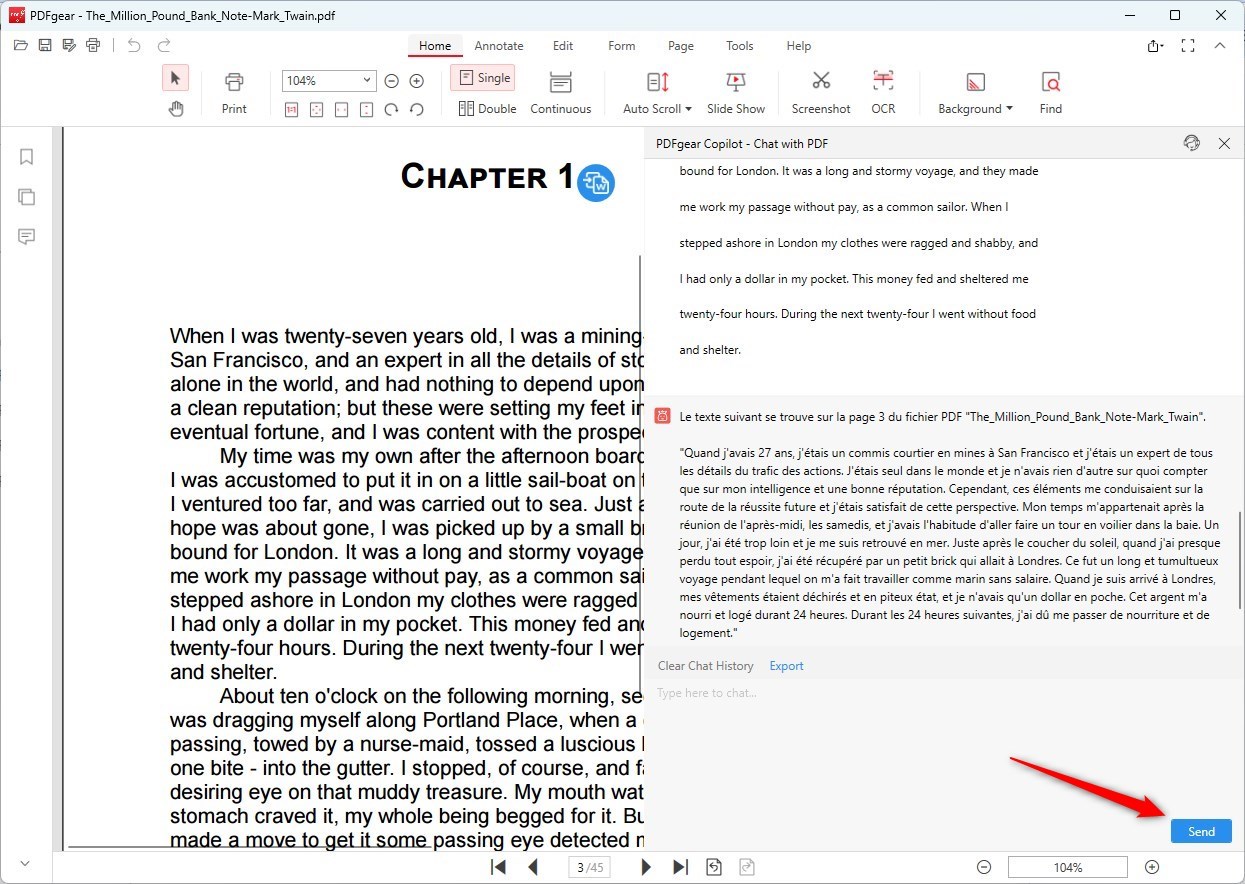 Translate PDF with AI Using PDFgear