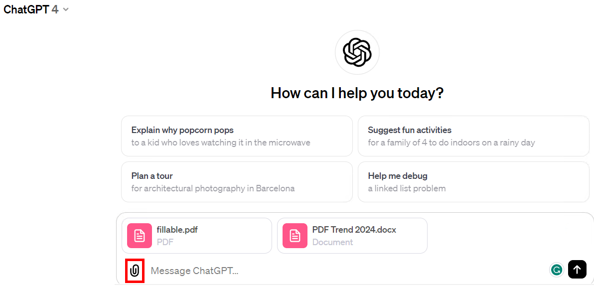 Upload Files to ChatGPT without Plugins