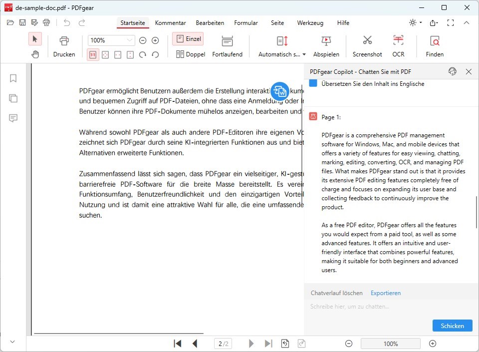 PDF Übersetzen