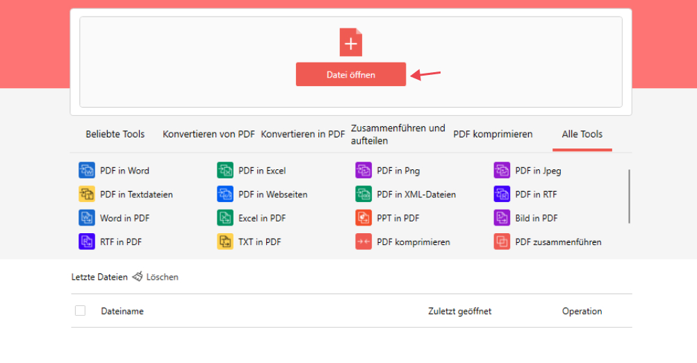 pdfgear startmenü