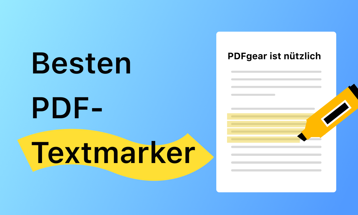 Besten PDF textmarker