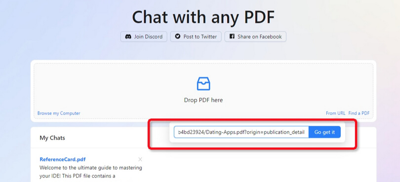 Mit ChatPDF sprechen