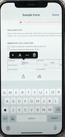 PDF-Formular ausfüllen