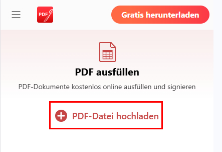 PDF-Datei auswählen