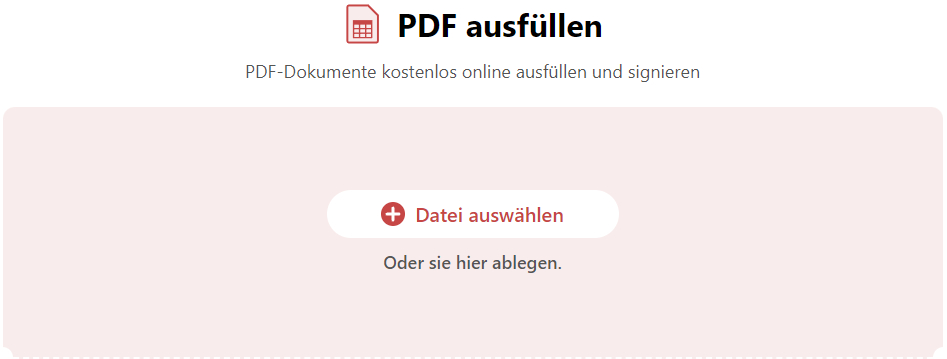 Formular zu PDFgear hochladen