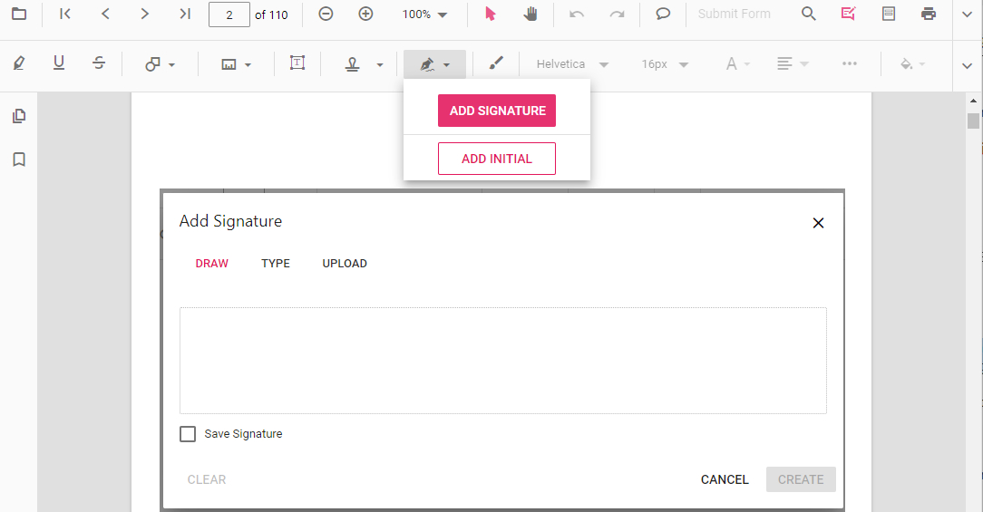 Erstellen Sie eine Signatur online