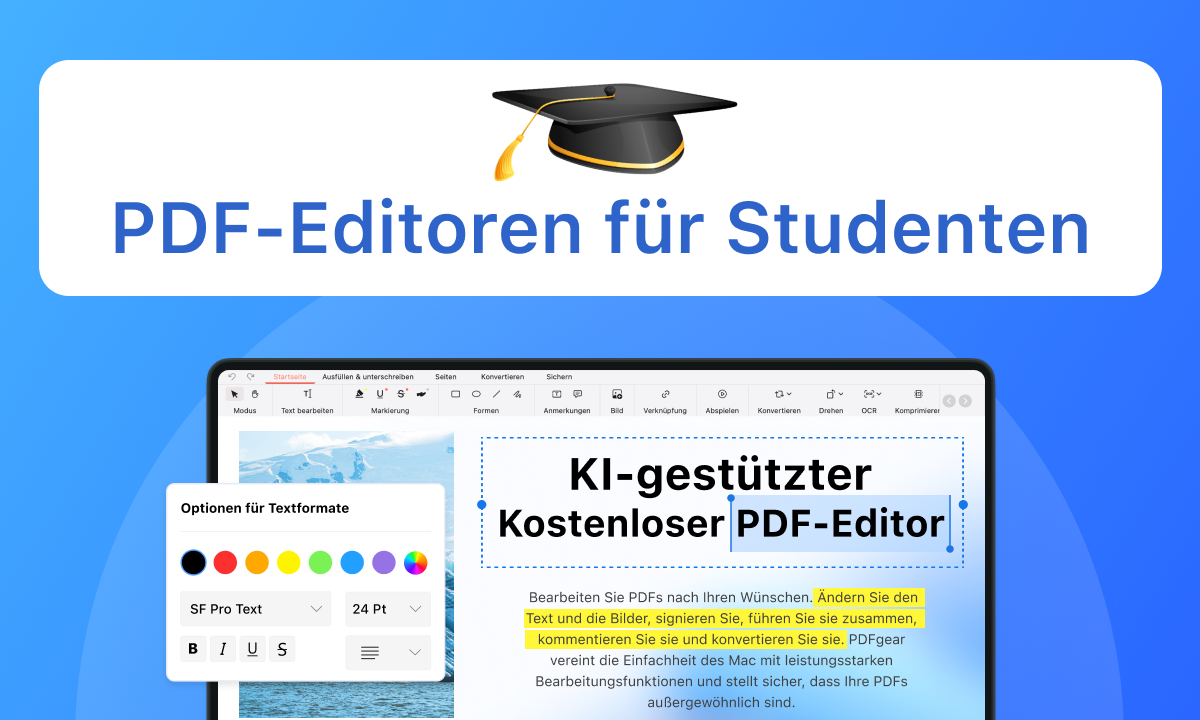 PDF-Editoren für Studenten