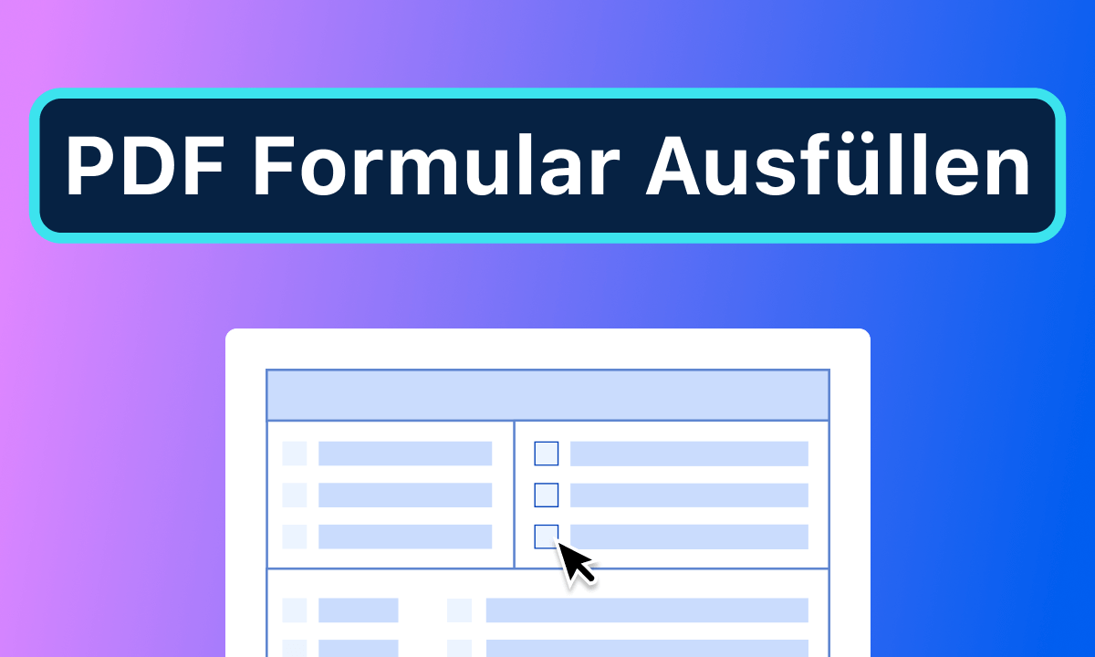 Antwort Können Sie ein PDF-Formular ohne Adobe ausfüllen? Weitere ...