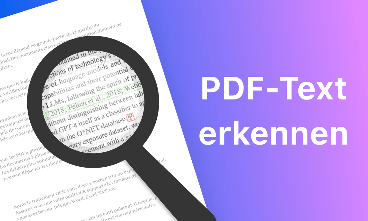 Wie man Text in PDF