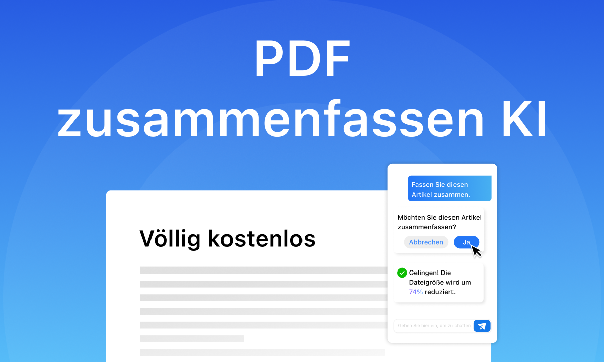 So fassen Sie PDFs mit AI Tools zusammen