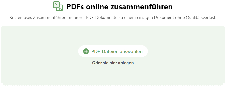 PDFs in PDFgear kombinieren