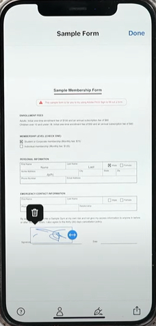 Erstellen und Hinzufügen Ihrer Unterschrift