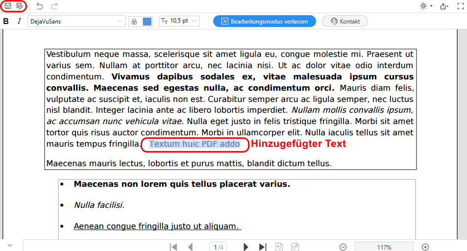 Heruntergeladene PDF speichern