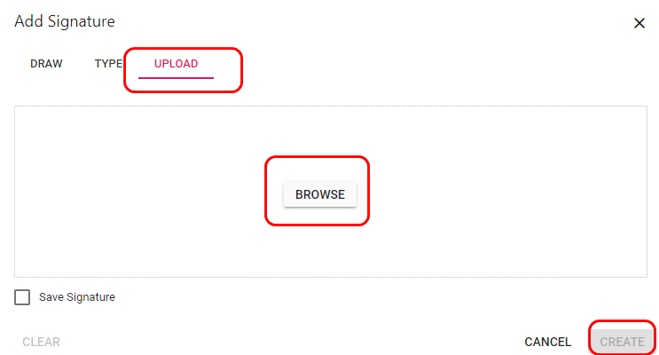 Wählen Sie ein Signaturbild in PDF