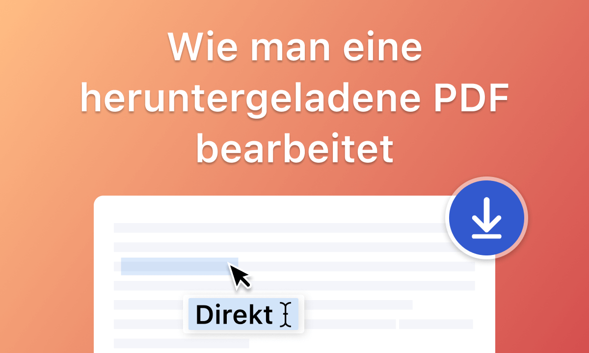 Wie man ein heruntergeladenes PDF