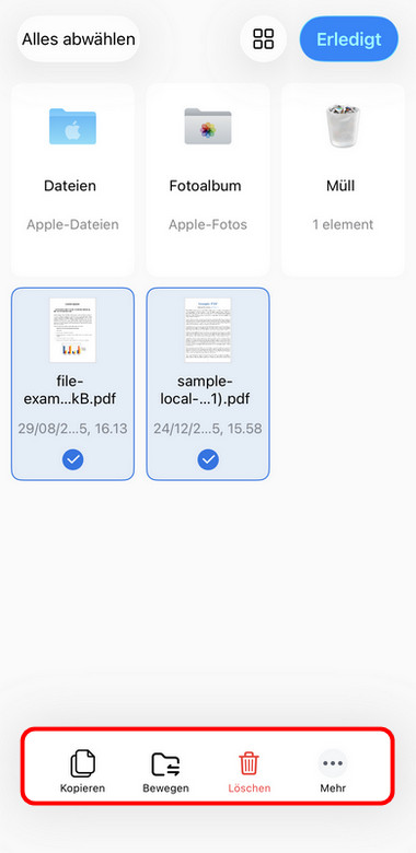 Mehrere Dateien in PDFgear verwalten