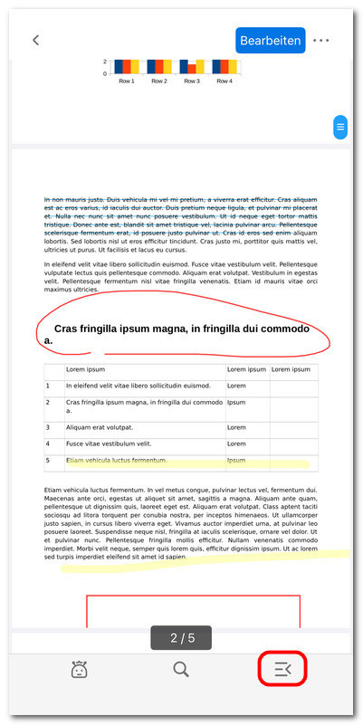 Steuerungsfeld öffnen