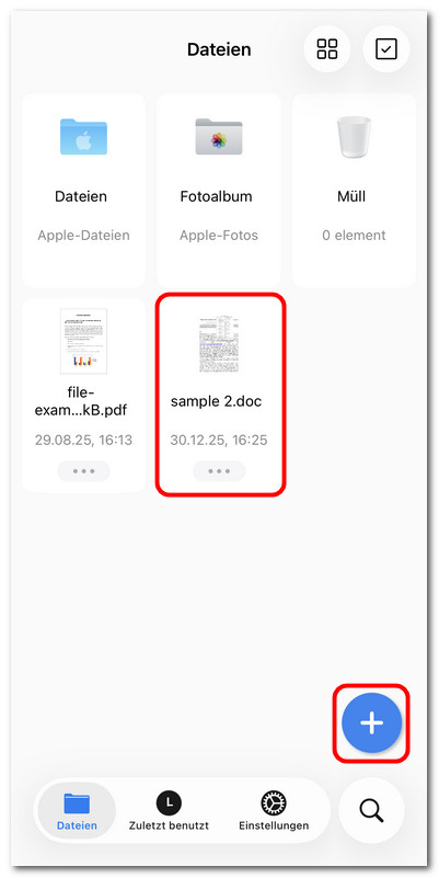 Word-Dokument in PDFgear öffnen