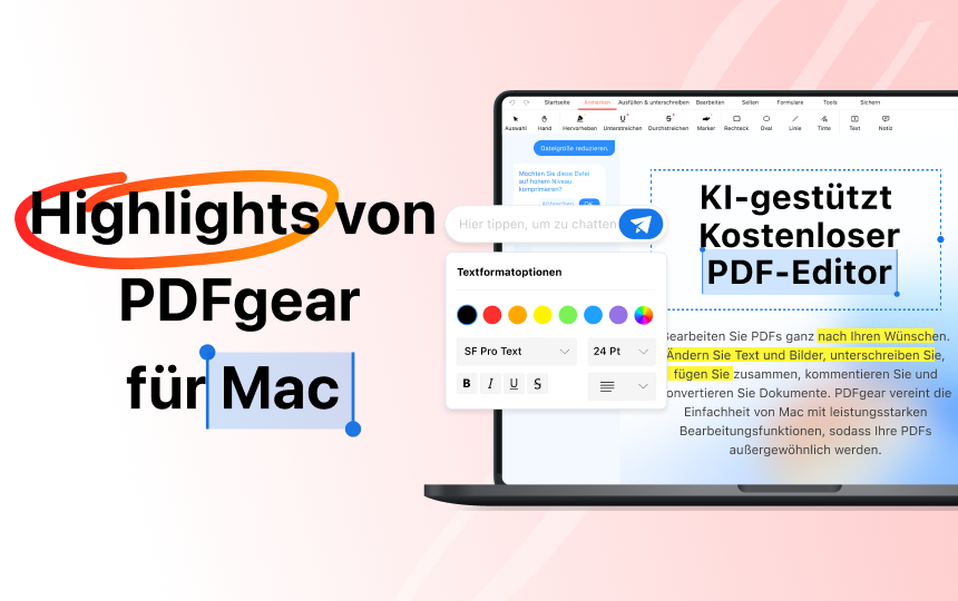 Einführung in die Hauptfunktionen von PDFgear