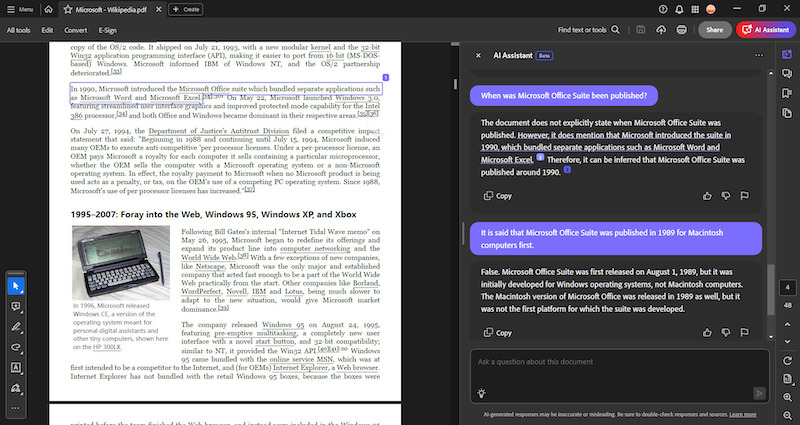 Adobe Zuverlässigkeit
