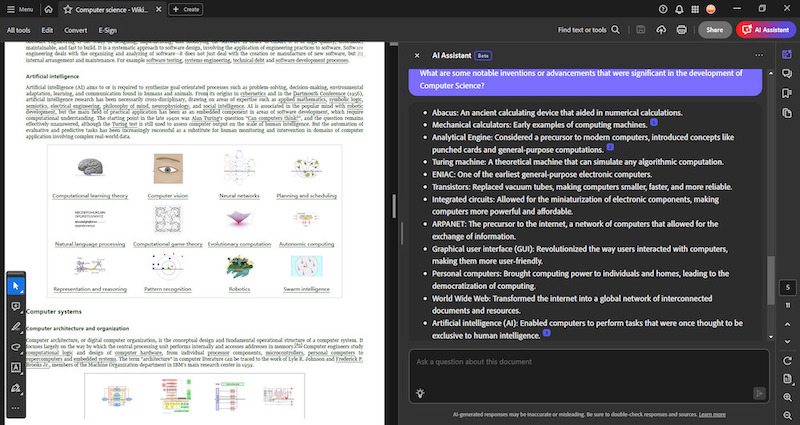 Bemerkenswerte Erfindungen - Adobe