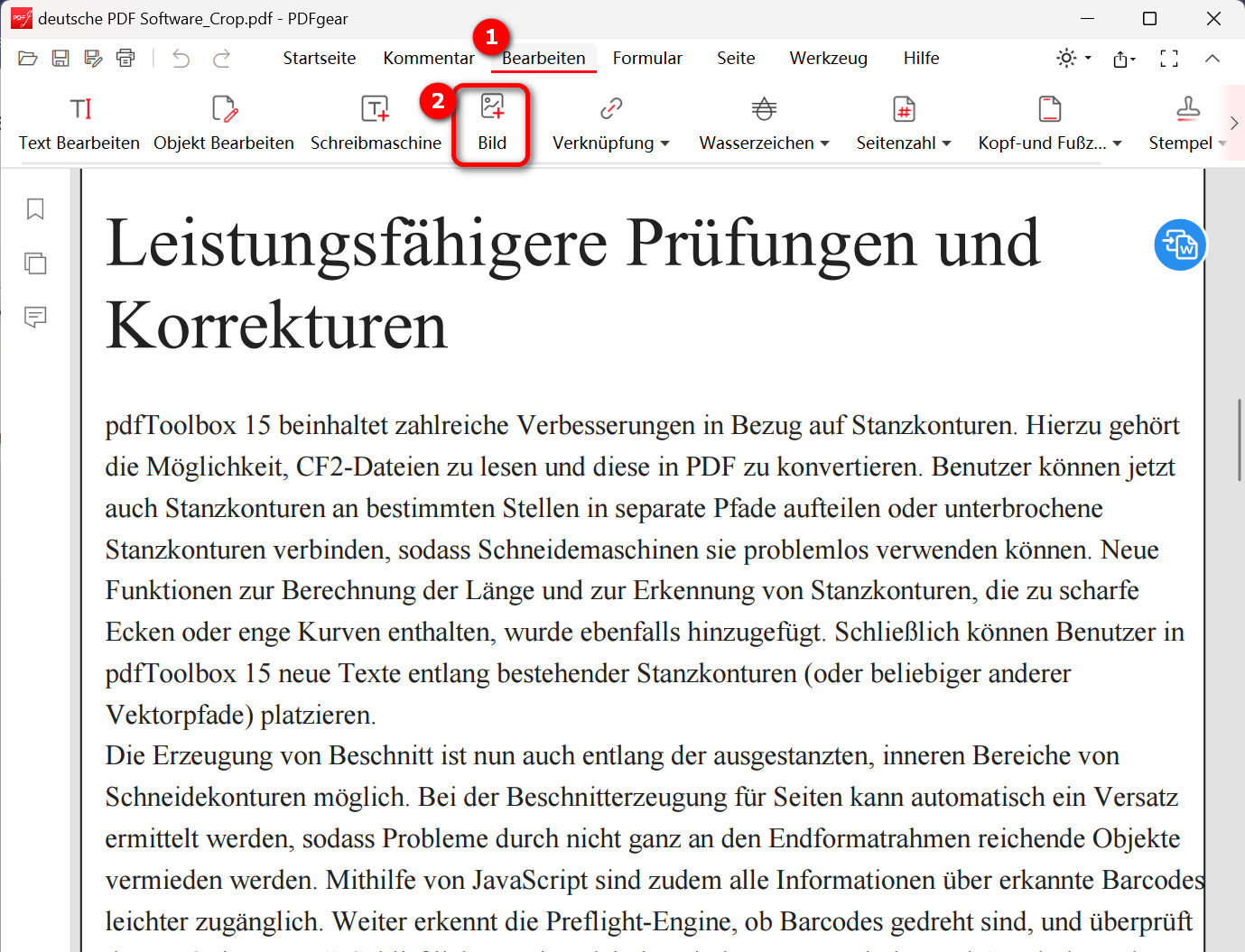 Bilder in PDF einfügen