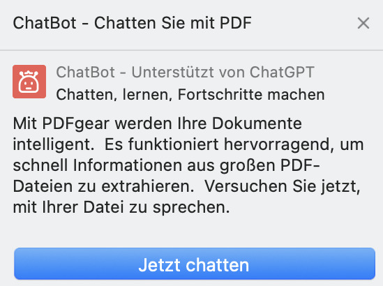 PDF mit PDFgear analysieren