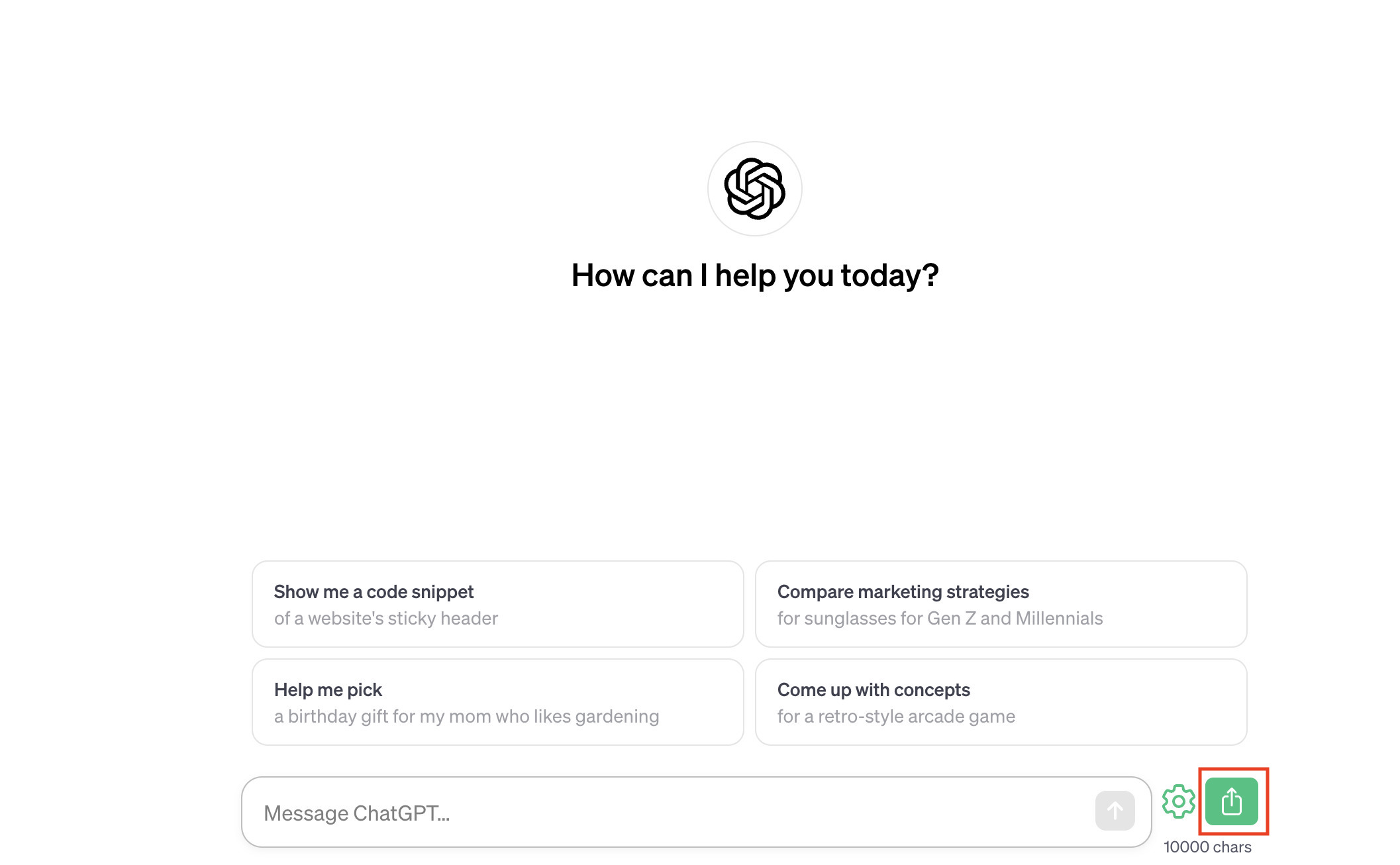 ChatGPT Website öffnen