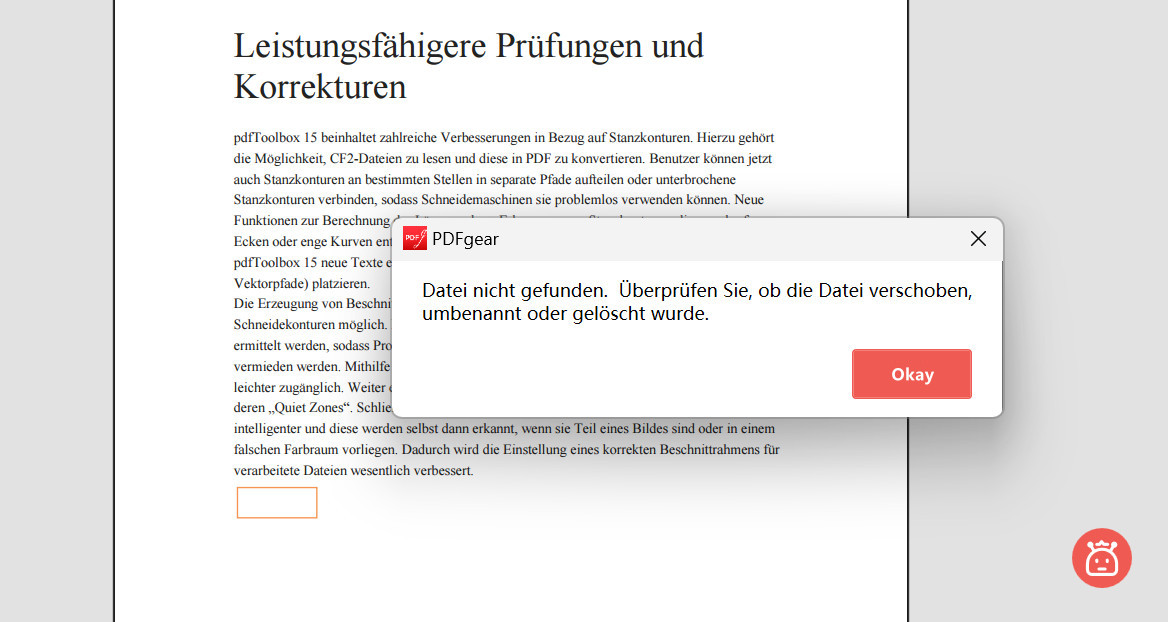 Datei kann nicht geöffnet werden