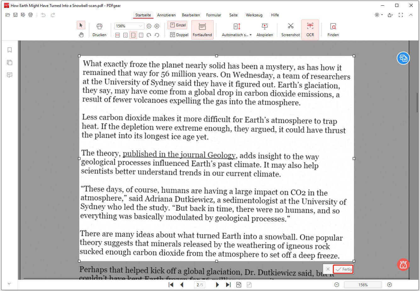 zu übersetzenden Inhalten auswählen