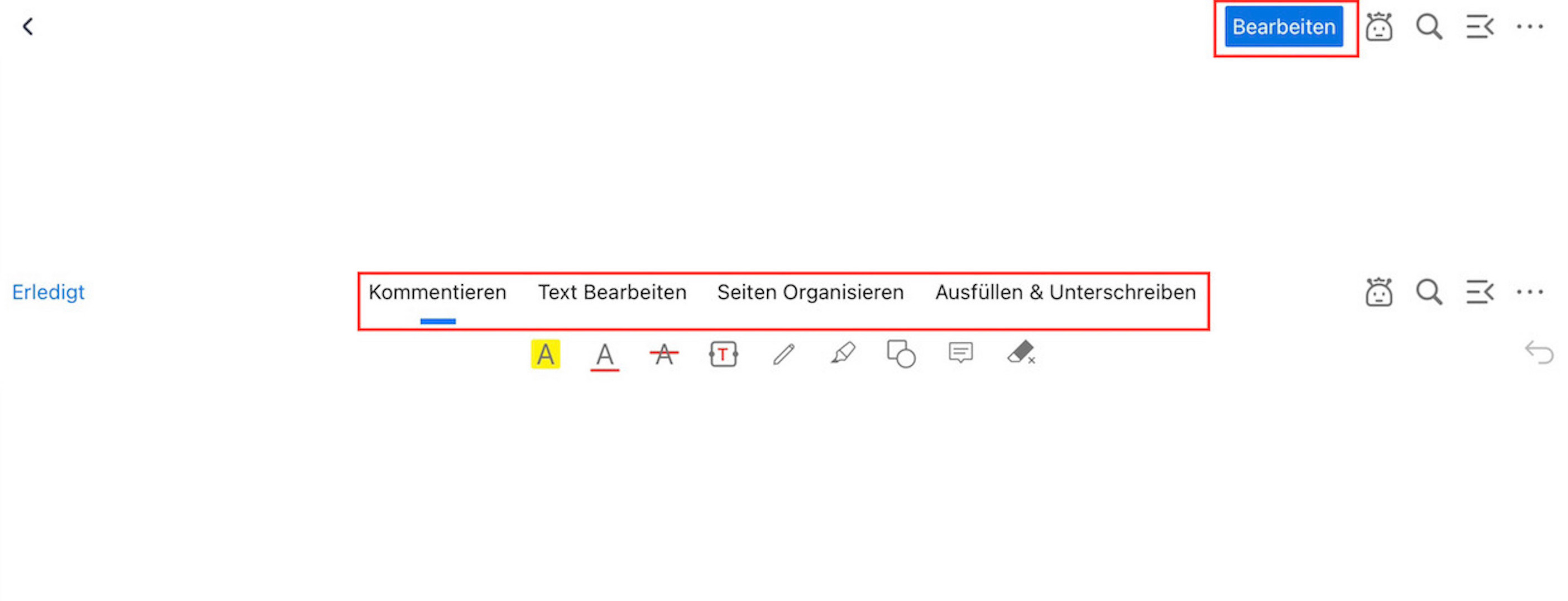 Erstelltes PDF bearbeiten