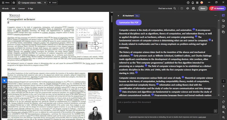 Genauigkeit von Informatik - Adobe