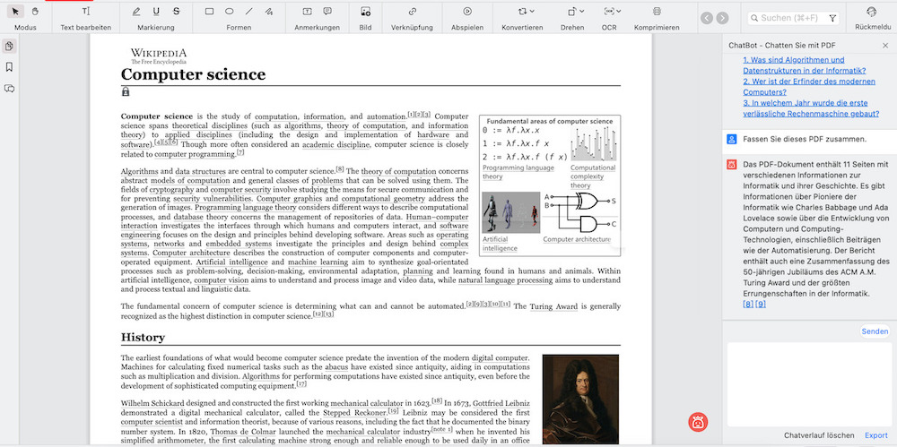 Genauigkeit von Informatik - PDFgear